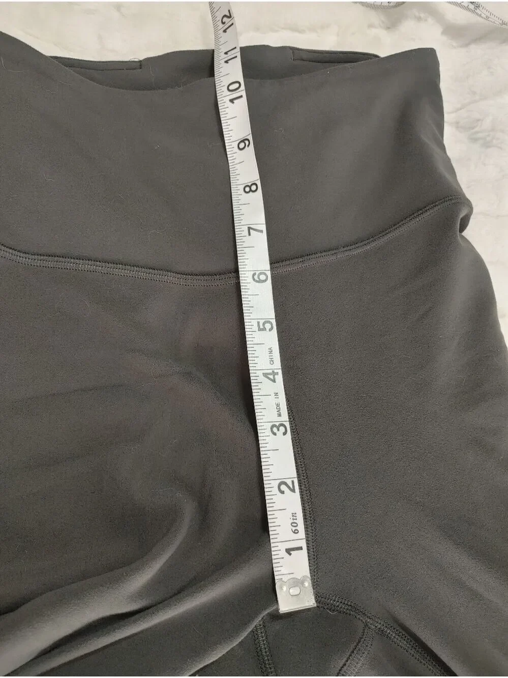 lululemon athletica High-Waist Align Straight Crop Leggings in Dark Gray 4